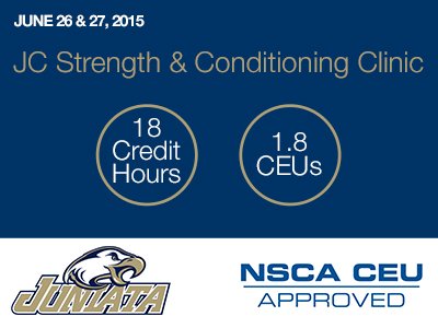 Juniata College Strength and Conditioning Clinic 2015 2