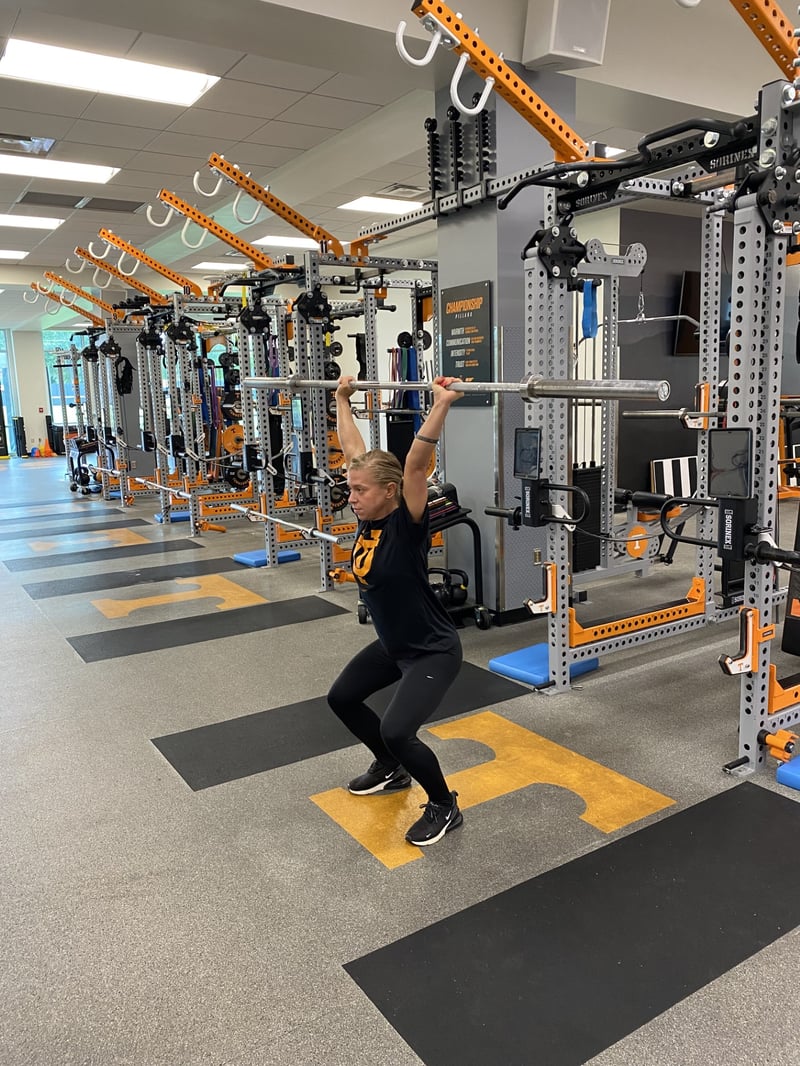 Push Jerk - Receiving Position Push Jerk - Receiving Position