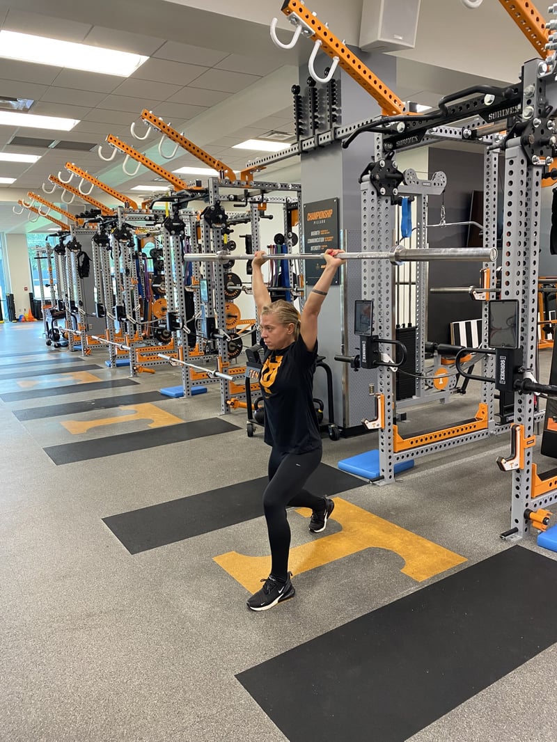 Split Jerk - Receiving Position Split Jerk - Receiving Position