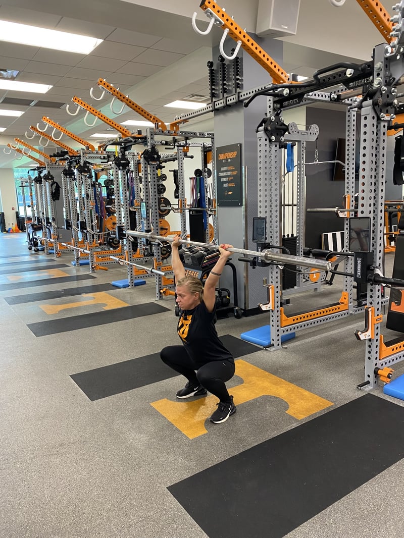Squat Jerk - Receiving Position Squat Jerk - Receiving Position